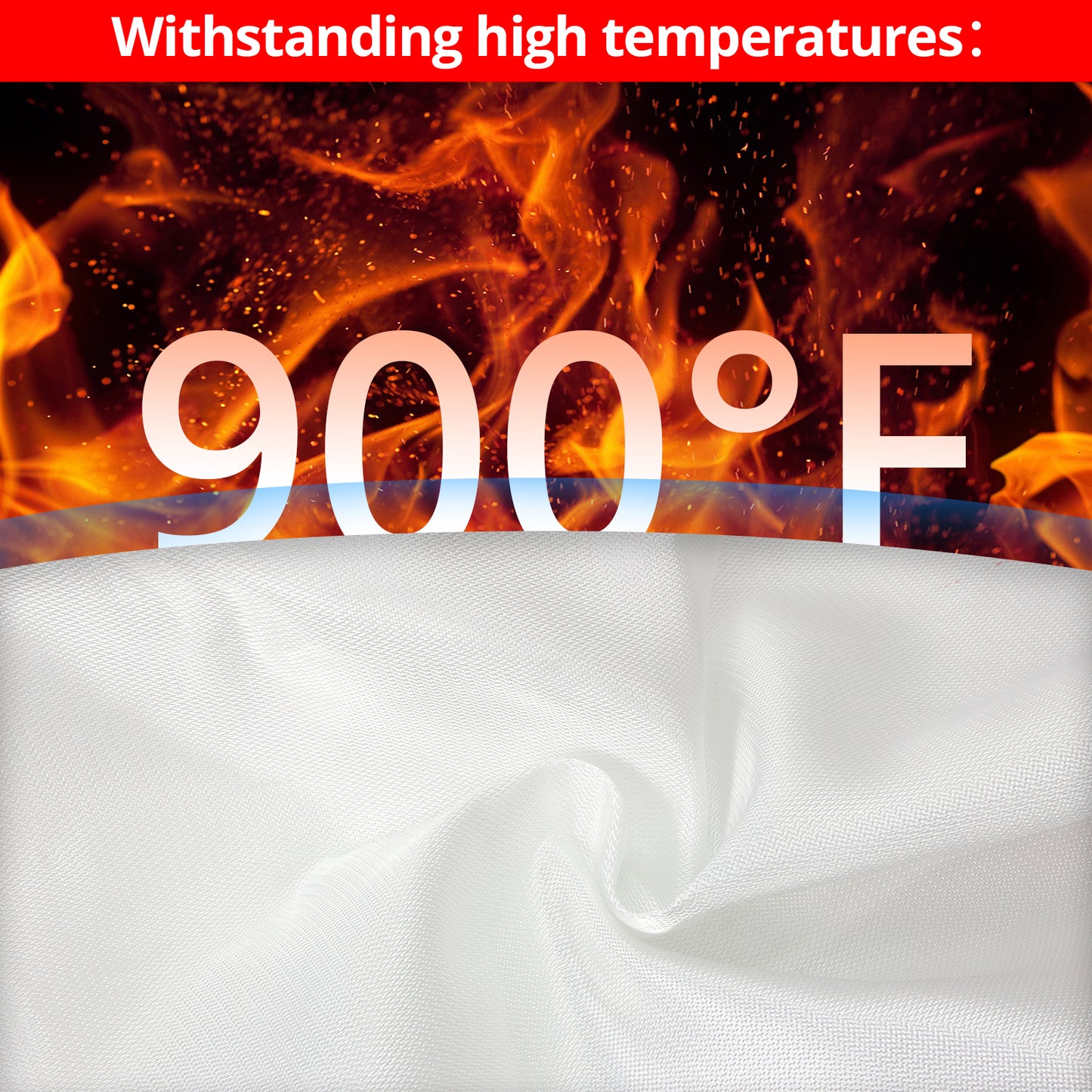 SecuCaptain Emergency Fire Blanket for Home and Kitchen - 12 Pack 40"x40" Flame Suppression Fiberglass Fire Blankets for House Camping Car Warehouse Office Emergency Survival Safety